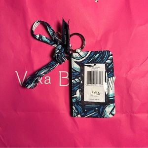 Vera Bradley Zip ID Case With Lanyard